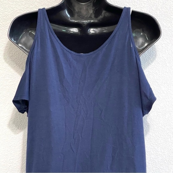 Soft Woman Expose Shoulder Short Sleeve Shirt Size S - Picture 7 of 16
